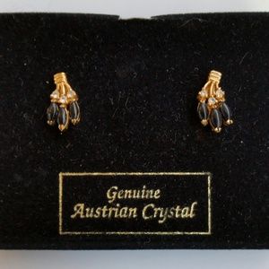 VTG Adrienne Picard Austrian Crystal Earrings